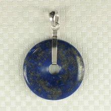 Load image into Gallery viewer, Large Blue Lapis Donut Pendant