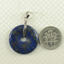 Load image into Gallery viewer, Large Blue Lapis Donut Pendant