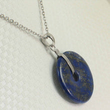Load image into Gallery viewer, Large Blue Lapis Donut Pendant