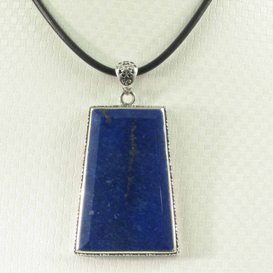 Large Trapezoid Blue Lapis Lazuli Pendant