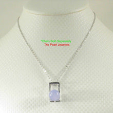 Load image into Gallery viewer, 10 mm Lavender Jade Sterling Silver Pendant