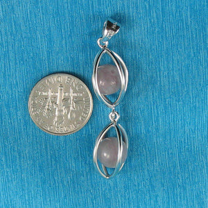 Lavender Tourmaline Lucky Lantern Pendant