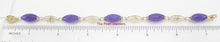 Load image into Gallery viewer, 14k Yellow Gold Four Partitions of “Longevity” Symbol Lavender Jade Bracelet