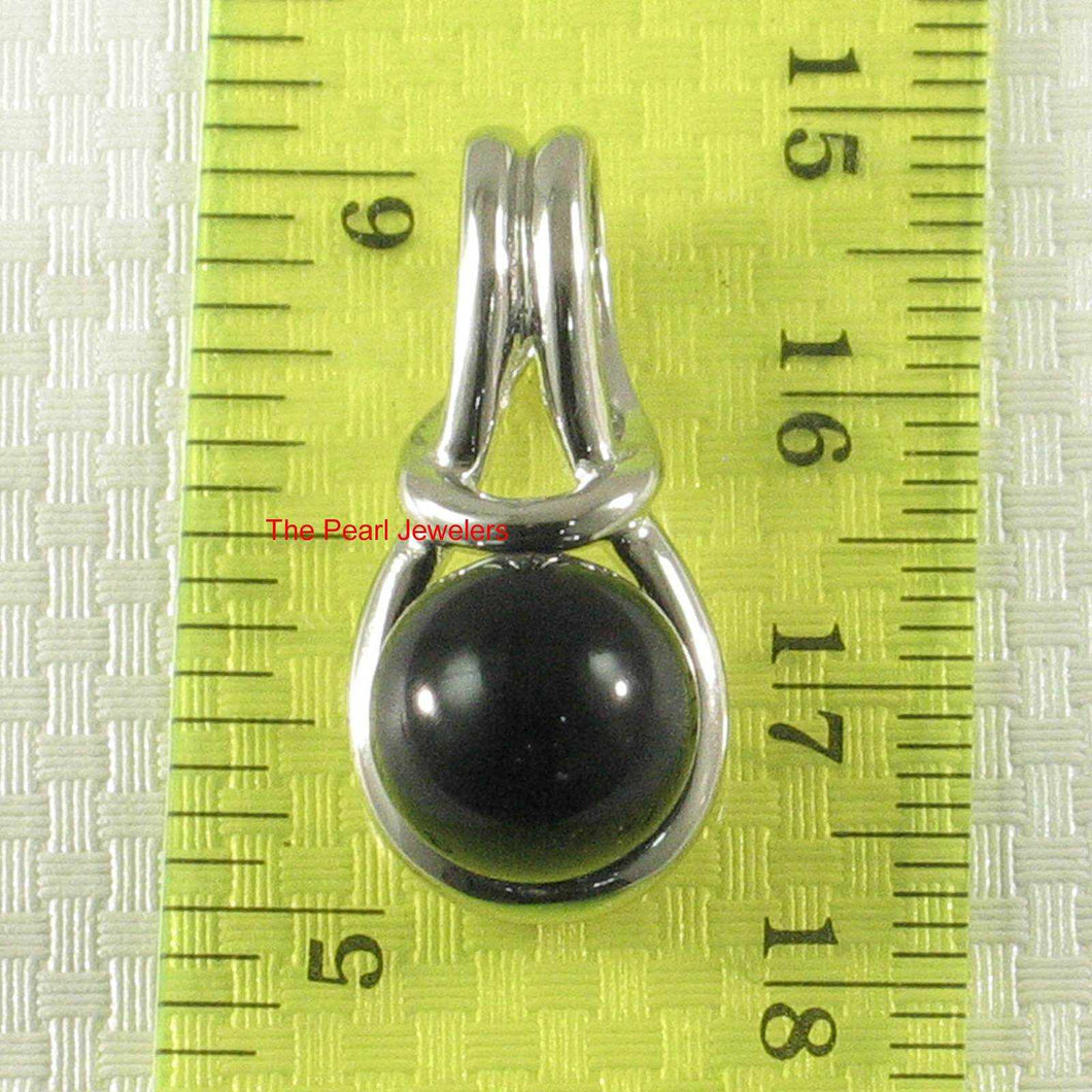 Love Knot Black Onyx Pendant