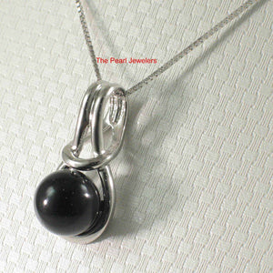 Love Knot Black Onyx Pendant