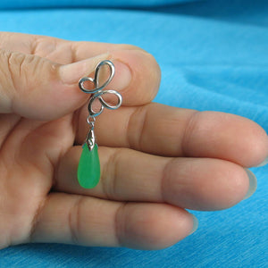 Love Knot Green Jade Pendant