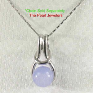 Love Knot Lavender Jade Pendant