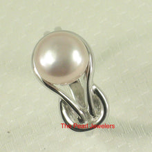 Load image into Gallery viewer, Solid Sterling Silver .925 Love-Knot Lavender Freshwater Pearl Ring