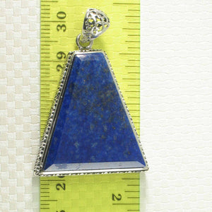 Maxi Trapezoid Blue Lapis Lazuli Pendant