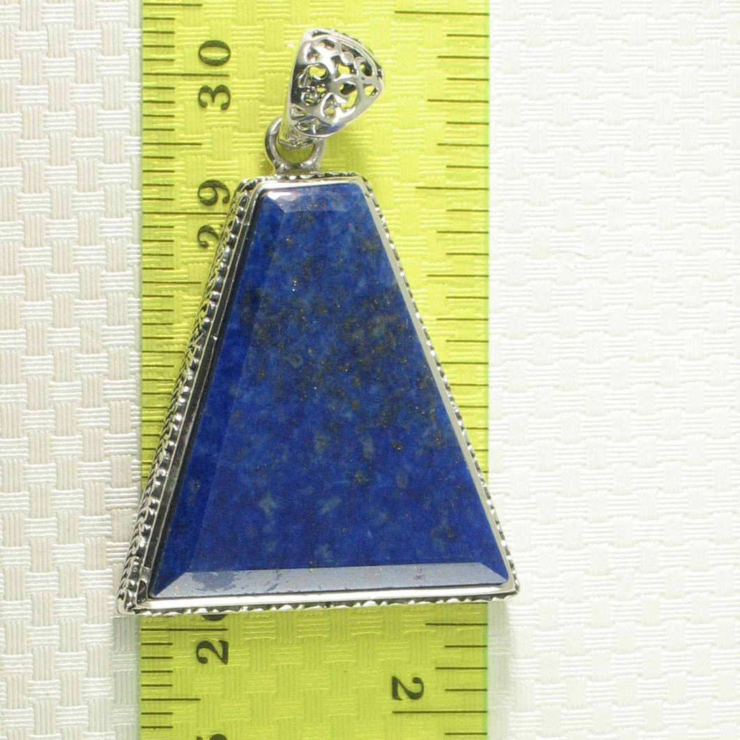 Maxi Trapezoid Blue Lapis Lazuli Pendant