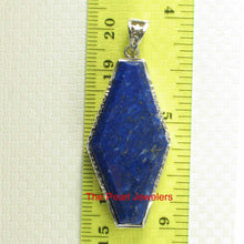 Load image into Gallery viewer, Medium Diamond Shaped Blue Lapis Pendant