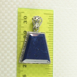 Medium Trapezoid Blue Lapis Lazuli Pendant