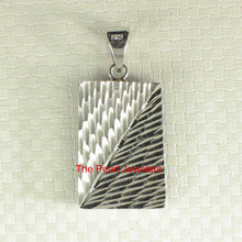 Load image into Gallery viewer, Mini Rectangle Lapis Lazuli Sterling Silver Pendant