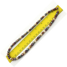 Load image into Gallery viewer, Multicolor Freshwater Pearl Necklace with .925 Silver Clasp