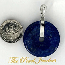 Load image into Gallery viewer, Natural 27 mm Blue Lapis Donut Pendant