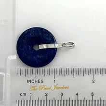 Load image into Gallery viewer, Natural 27 mm Blue Lapis Donut Pendant