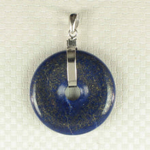 Load image into Gallery viewer, Natural 28 mm Blue Lapis Donut Pendant