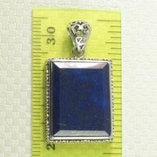 Load image into Gallery viewer, Antique-Style Natural Blue Lapis Rectangle Pendant