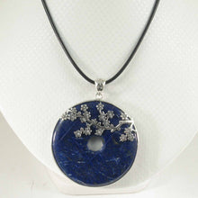 Load image into Gallery viewer, Natural Blue Lapis Lazuli 52 mm Pendant Necklace