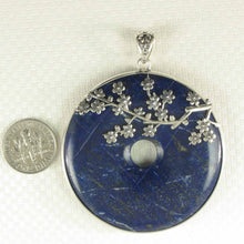 Load image into Gallery viewer, Natural Blue Lapis Lazuli 52 mm Pendant Necklace