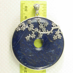 Natural Blue Lapis Lazuli 52 mm Pendant Necklace