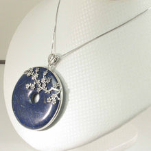 Load image into Gallery viewer, Natural Blue Lapis Lazuli 52 mm Pendant Necklace