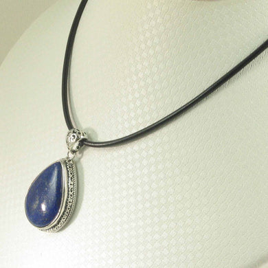 Pear Shaped Blue Lapis Lazuli Pendant