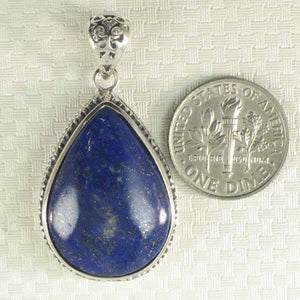Pear Shaped Blue Lapis Lazuli Pendant