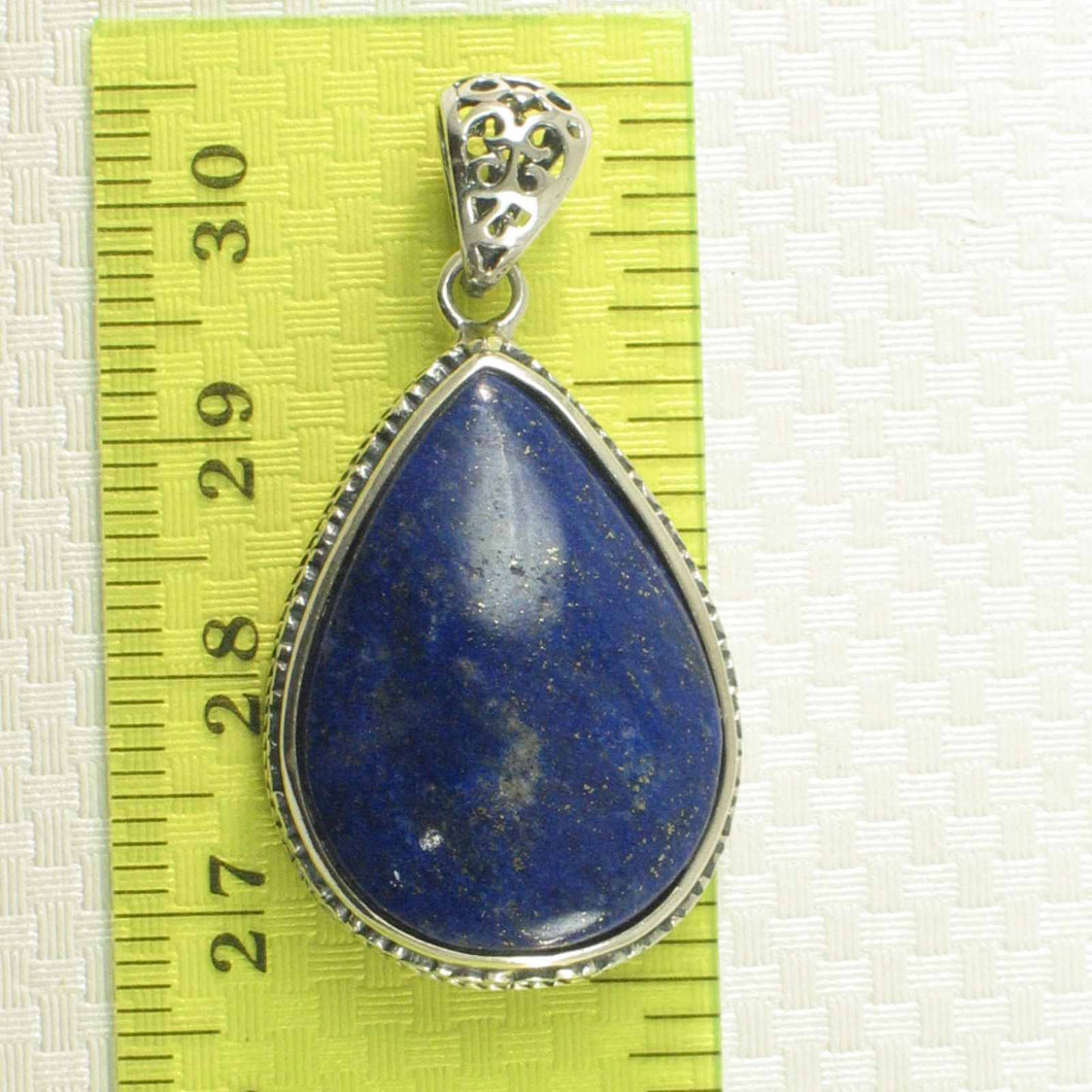 Pear Shaped Blue Lapis Lazuli Pendant