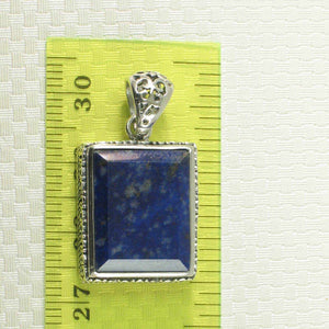 Petite Lapis Rectangle Pendant
