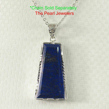 Load image into Gallery viewer, Petite Trapezoid Lapis Lazuli Pendant