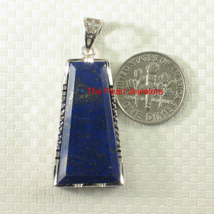 Petite Trapezoid Lapis Lazuli Pendant
