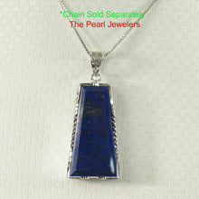Load image into Gallery viewer, Petite Trapezoid Lapis Lazuli Pendant
