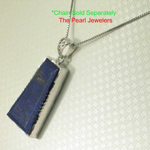 Load image into Gallery viewer, Petite Trapezoid Lapis Lazuli Pendant
