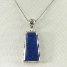 Load image into Gallery viewer, Petite Trapezoid Blue Lapis Lazuli Pendant