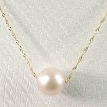 Load image into Gallery viewer, Pink Pearl on 14k Gold Singapore Chain Necklace