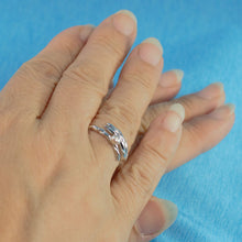 Load image into Gallery viewer, Solid Sterling Silver .925 Pink Freshwater Cultured Pearl Wheat-Style Adjustable Ring