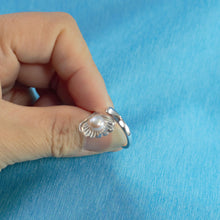 Load image into Gallery viewer, Silver .925 Pink-Lavender Freshwater Cultured Pearl Shell-Style Adjustable Ring