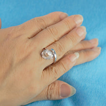 Load image into Gallery viewer, Silver .925 Pink-Lavender Freshwater Cultured Pearl Shell-Style Adjustable Ring