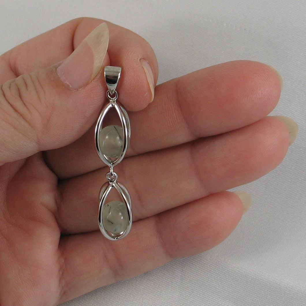 Prehnite Lucky Lantern Pendant