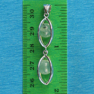 Prehnite Lucky Lantern Pendant