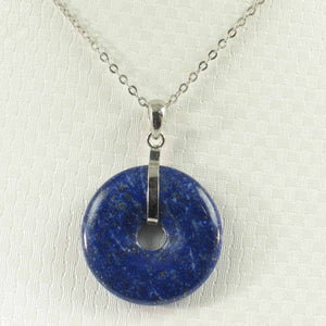 Premium Blue Lapis Donut Pendant