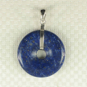 Premium Blue Lapis Donut Pendant