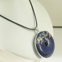 Load image into Gallery viewer, Real 55 mm Blue Lapis Lazuli Pendant Necklace
