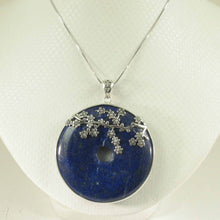 Load image into Gallery viewer, Real 55 mm Blue Lapis Lazuli Pendant Necklace