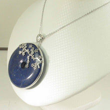 Load image into Gallery viewer, Real 55 mm Blue Lapis Lazuli Pendant Necklace