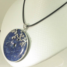Load image into Gallery viewer, Real 57 mm Blue Lapis Lazuli Pendant Necklace