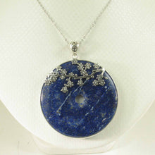 Load image into Gallery viewer, Real 57 mm Blue Lapis Lazuli Pendant Necklace