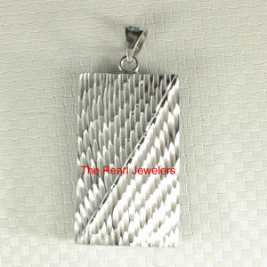 Blue Lapis Lazuli Rectangle Pendant Necklace