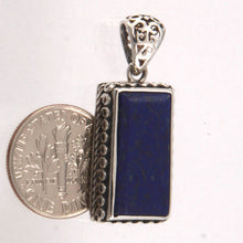 Load image into Gallery viewer, Rectangle Blue Lapis Lazuli Pendant